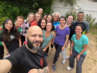 Premier cours de Krav Maga / self défense